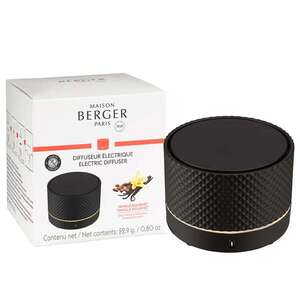 Maison Berger Paris Bezdrátový elektrický difuzér Nomade s náplní Vanilla gourmet, Ø 8 cm, černý 7038 obraz