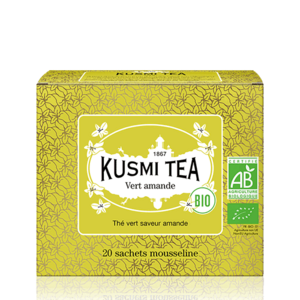 Kusmi Tea Porcovaný zelený čaj Green Almonnd Bio, 20 sáčků 21056A1120 obraz