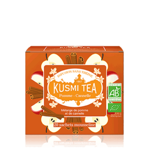Kusmi Tea Porcovaný ovocný čaj Jablko se skořicí Bio, 20 sáčků 21279A1120 obraz