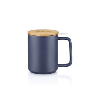 Kusmi Tea Hrnek na čaj s nerezovým sítkem, 0, 48 l, modrá 5000000852 obraz