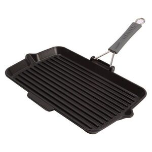 Staub Grilovací pánev ovdélníková, černá, 34 x 21 cm 1003960 obraz