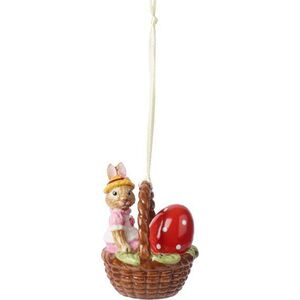 Villeroy & Boch Bunny Tales velikonoční závěsná dekorace, zaječice Anna v košíčku 14-8662-6874 obraz
