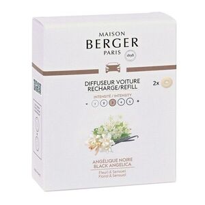 Maison Berger Paris Keramická náplň vůně do auta Černá Angelika, 2 ks 6906 obraz