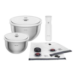 Zwilling Vakuovací nerezové mísy Fresh & Save s pumpou a sáčky, M/L 1031015 obraz