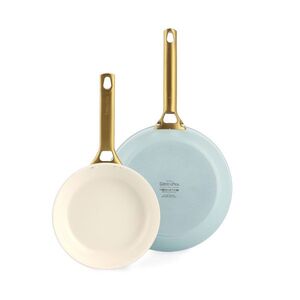 GreenPan Sada 2 nepřilnavých keramických pánví Padova 20 + 26 cm, pastelově modrá CC008484-001 obraz