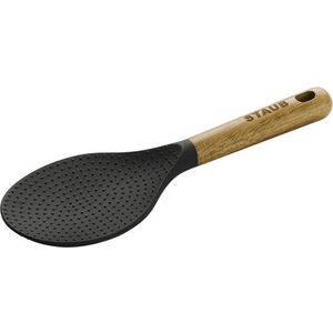 Staub Lžíce na rýži silikonová, s dřevěnou rukojetí, 22 cm 1003598 obraz