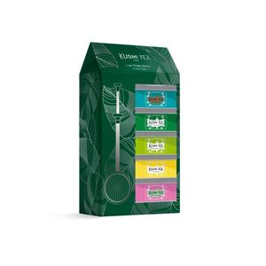 Kusmi Tea Dárková sada Green teas se sítkem, 5 miniatur se sypaným zeleným čajem, 5 x 20 g 21333A1151 obraz