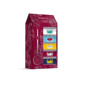 Kusmi Tea Dárková sada Iconics teas se sítkem, 5 miniatur se sypaným čajem, 100 g 21335A1151 obraz