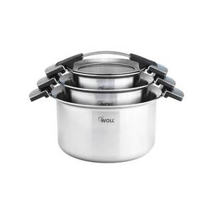 Woll Sada 3 nerezových hrnců s poklicemi Concept Pro (16, 20 a 24 cm) 101CO obraz