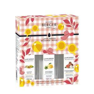Maison Berger Paris Náplně do katalytických lamp: Ovocné slunce, Sladký grapefruit, Verbena, 3x250 ml 24032 obraz