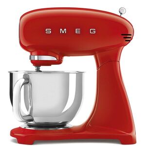 Smeg SMEG 50's Retro Style kuchyňský robot s nerezovou mísou 4, 8l, SMF05, 1000W, červená SMF05RDEU obraz