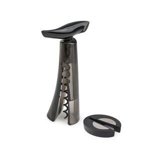 Peugeot Samotažná vývrtka na víno Allure s ořezávačem fólie, 17 cm, kouřově šedá 201173 obraz