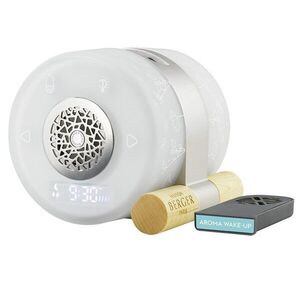 Maison Berger Paris Sada elektrický Difuzér s budíkem Night & Day + kapsle Aroma Wake Up – Lesní vánek 8041 obraz