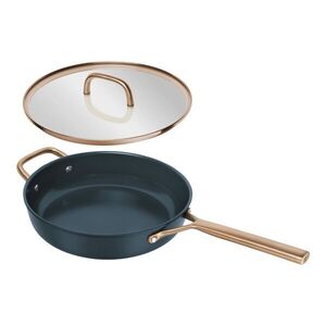 Zwilling Nepřilnavá soté pánev Milano s keramickým povrchem a skleněnou poklicí, Ø 28 cm / 4, 0 l, tmavě modrá 1035075 obraz
