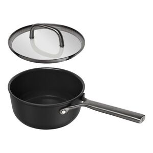 Zwilling Nepřilnavý rendlík Milano s keramickým povrchem a skleněnou poklicí, Ø 18 cm / 2, 8 l, černá 1035051 obraz