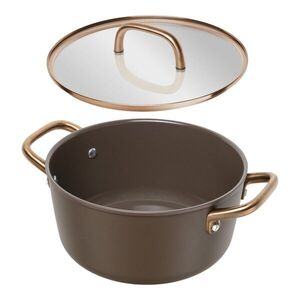 Zwilling Nepřilnavý hrnec Milano s keramickým povrchem a skleněnou poklicí, Ø 24 cm / 4, 7 l, hnědá 1035084 obraz