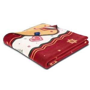Villeroy & Boch Vánoční pléd Toy’s Delight Ruby, 150 × 200 cm 823502 obraz