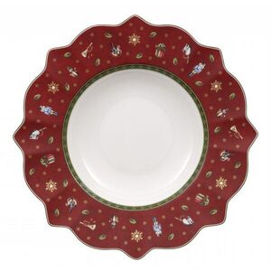 Villeroy & Boch Toy´s Delight hluboký talíř, červený, 26 cm 14-8585-2700 obraz