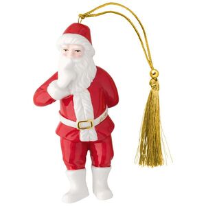 Villeroy & Boch Závěsná porcelánová ozdoba Christmas Classics 2026, Santa, 11 cm 14-8675-4360 obraz