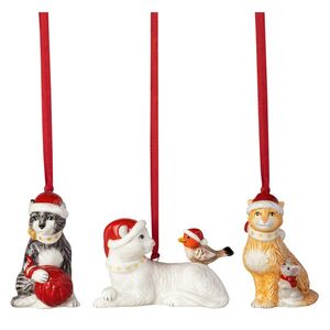 Villeroy & Boch Závěsná vánoční dekorace Nostalgic Ornaments, Kočky, 3 ks 14-8331-6694 obraz