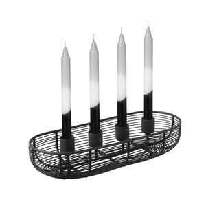 Villeroy & Boch Černý oválný adventní svícen Christmas Chic, 28, 5 x 12 cm 14-8677-7414 obraz