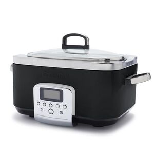 GreenPan Elektrický pomalý hrnec s keramickým nepřilnavým povrchem, 6 l, černá CC005311-001 obraz