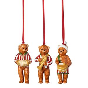Villeroy & Boch Závěsná vánoční dekorace Nostalgic Ornaments, Medvídci, 3 ks 14-8331-6695 obraz
