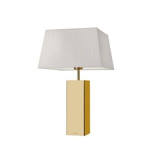 Villeroy & Boch Stolní lampa Prag, 53 cm, zlatá / béžová 96361 obraz