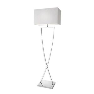 Villeroy & Boch Stojací lampa Toulouse, 158 cm, chrom / bílá 96312 obraz