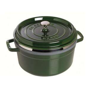 Staub Litinový hrnec s poklicí a napařovací vložkou Cocotte, bazalková, 26 cm 1004354 obraz