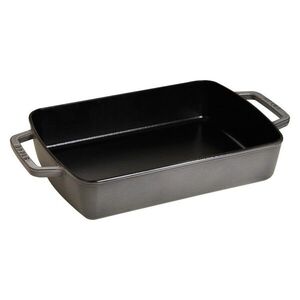 Staub Litinový obdélníkový pekáč, 20 x 30 cm, grafitově šedá 1004328 obraz