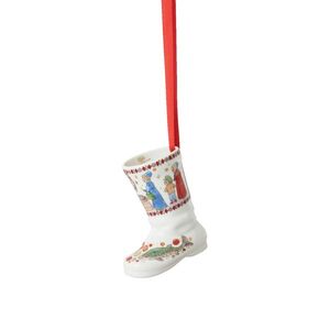 Rosenthal Porcelánová ozdoba na stromeček Bota, Vánoční hostina, 7, 5 cm 02249-722745-27830 obraz