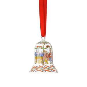 Rosenthal Skleněná ozdoba na stromeček Zvonek, Vánoční hostina, 7 cm 02251-722301-49705 obraz