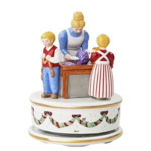 Rosenthal Vánoční hrací skříňka, Vánoční hostina, Ø 11, 5 cm 02451-725443-27411 obraz