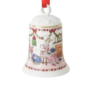 Rosenthal Vánoční porcelánový zvonek, Vánoční hostina, 12 cm 02250-727522-27916 obraz