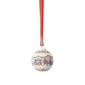Rosenthal Porcelánová mini koule, motiv Společnost, Vánoční hostina, Ø 4, 5 cm 02252-727526-27939 obraz