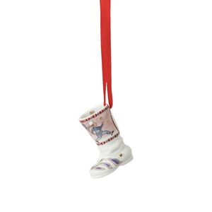 Rosenthal Porcelánová mini bota, motiv Kominík, Vánoční hostina, 7 cm 02249-727528-27829 obraz