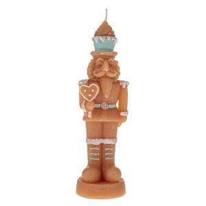 Vánoční svíčka z přírodního vosku Louskáček, 22 cm, 22 cm obraz