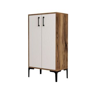 Botník Prag Walnut and White obraz