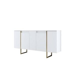 Skříňka Luxe White and Gold obraz