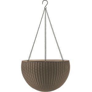 Keter Závěsný květináč Sphere mocca, pr. 35 cm obraz