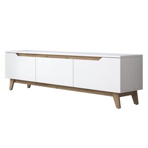 Televizní stolek Dite White and Walnut obraz