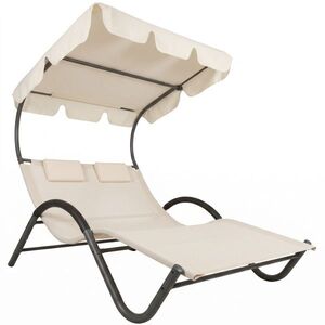 Relaxační lehátko pro 2 osoby Craftfield Palace, béžová obraz