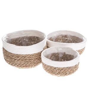 Sada obalů na květináč Sea grass, 3 ks obraz