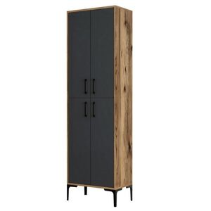 Skříň Berlin Walnut and Anthracite obraz