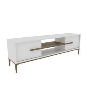 Televizní stolek Eslem White and Walnut obraz