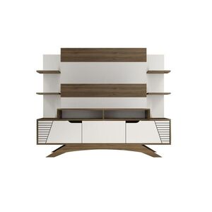 Televizní stěna Deparo Walnut and White obraz