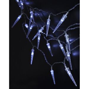 Solight Světelný venkovní řetěz s 50 LED akrylátovými rampouchy, 7, 5 m obraz
