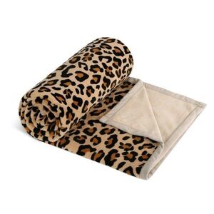 Bellatex Deka Korall micro jednolůžko Leopard, 150 x 200 cm obraz