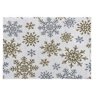 Dakls Prostírání Snowflakes bílá, 33 x 48 cm obraz